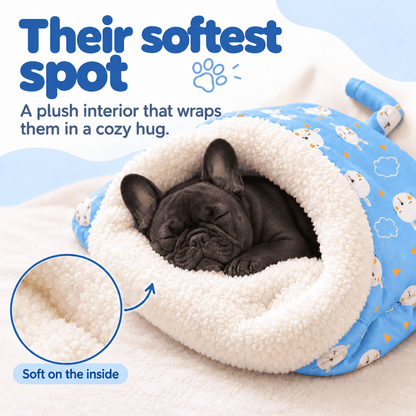 SnugglePaw | Cozy Pet Sleeping Bag