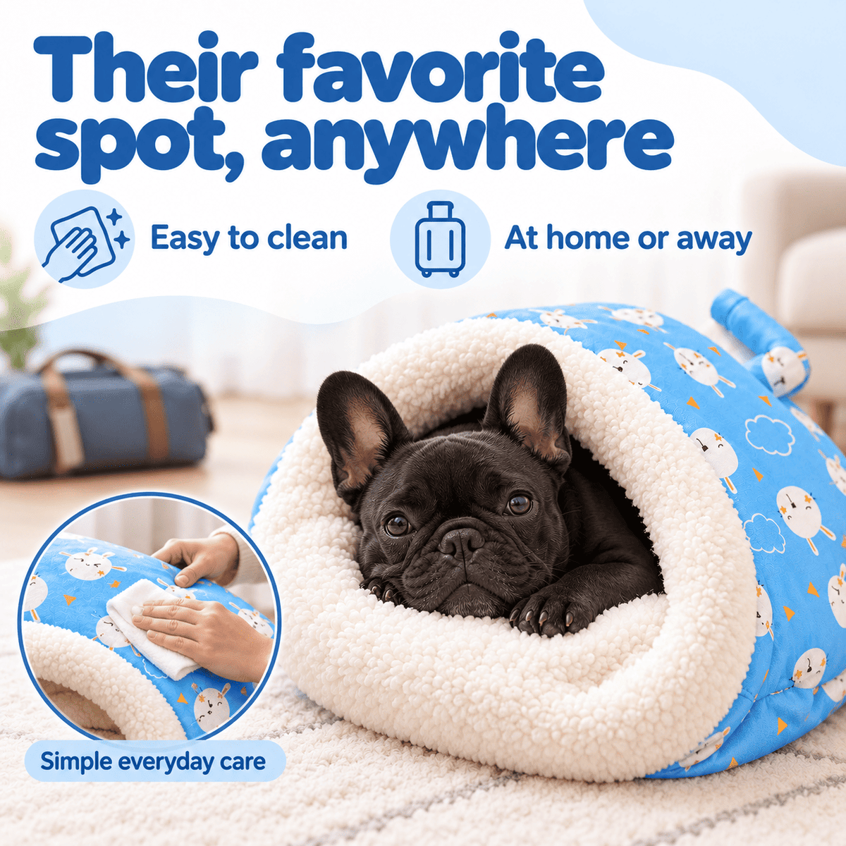 SnugglePaw | Cozy Pet Sleeping Bag